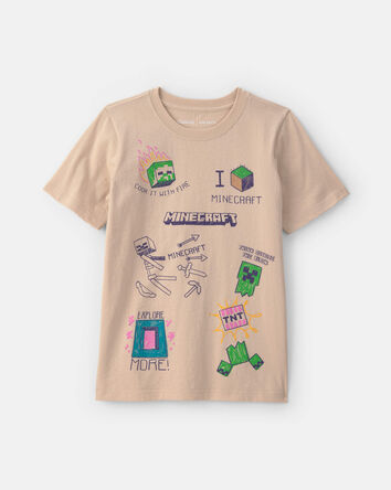 Boys Minecraft&reg; Graphic Tee - Tan, 