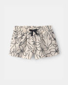 Toddler Girl 2-Piece Top & Short Set - Black/Ivory, image 8 of 12 slides