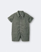 Toddler Day Out&trade; Romper - Olive, image 2 of 6 slides