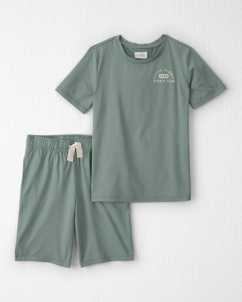 Kids 2-Piece Recyled Top & Short Set , image 1 of 5 slides