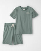 Kids 2-Piece Recyled Top & Short Set , image 1 of 5 slides