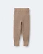 Toddler Sweater Jogger Pant - Tan, image 6 of 7 slides
