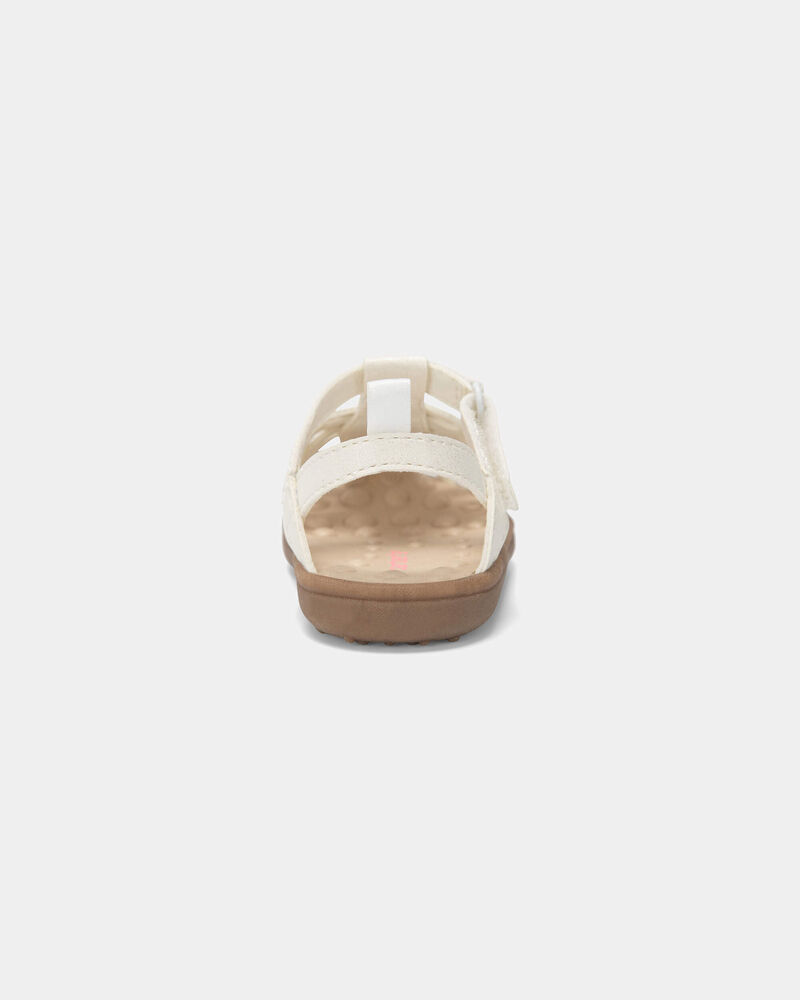 Baby Girl Every Step&reg; First Walker Sandals - White, image 3 of 6 slides