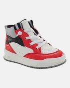Toddler High-Top Sneakers - Red/White, image 1 of 7 slides