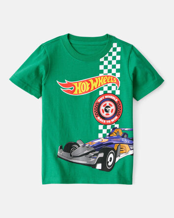 Toddler Boy Hot Wheels Racecar Short-Sleeve Graphic Tee - Green, 