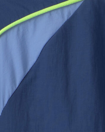 Boys Colourblock Active Windbreaker - Blue, 