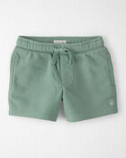 Toddler Boy Knit Shorts Made with Organic Cotton, image 1 of 5 slides