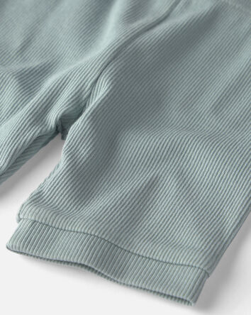 Baby 2-Piece Organic Cotton Ribbed Pajamas, 