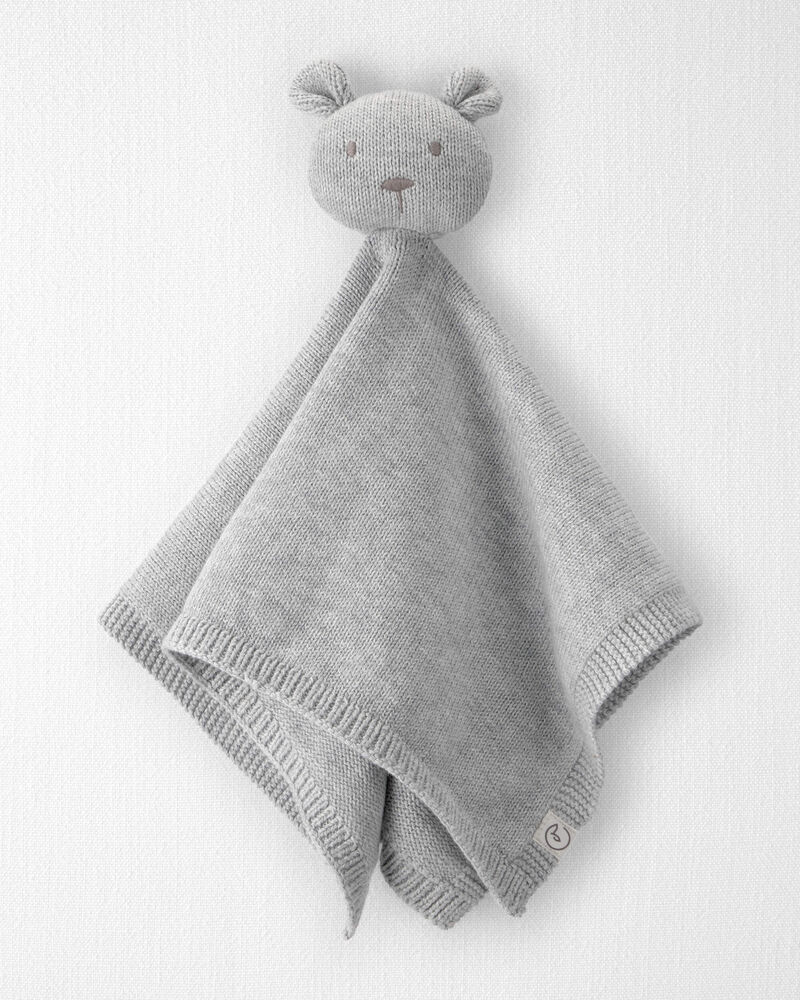 Baby Organic Cotton Bear Lovey, image 1 of 3 slides