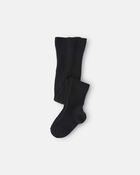 Girls Ribbed Tights - Black, image 1 of 2 slides