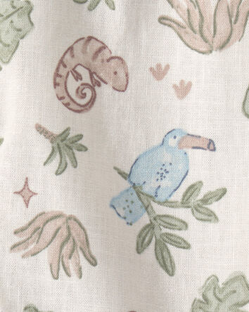 Baby Boy Desert Sleeveless Romper - Beige, 