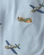 Baby Boy 2-Pack PurelySoft&trade; Vintage Plane Rompers - Blue, image 4 of 7 slides