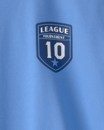 Kids 'Soccer Club' Active Graphic Tee - Blue, 