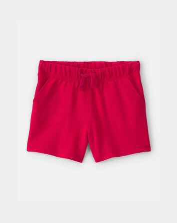 Toddler Boy French Terry Shorts - Red, 