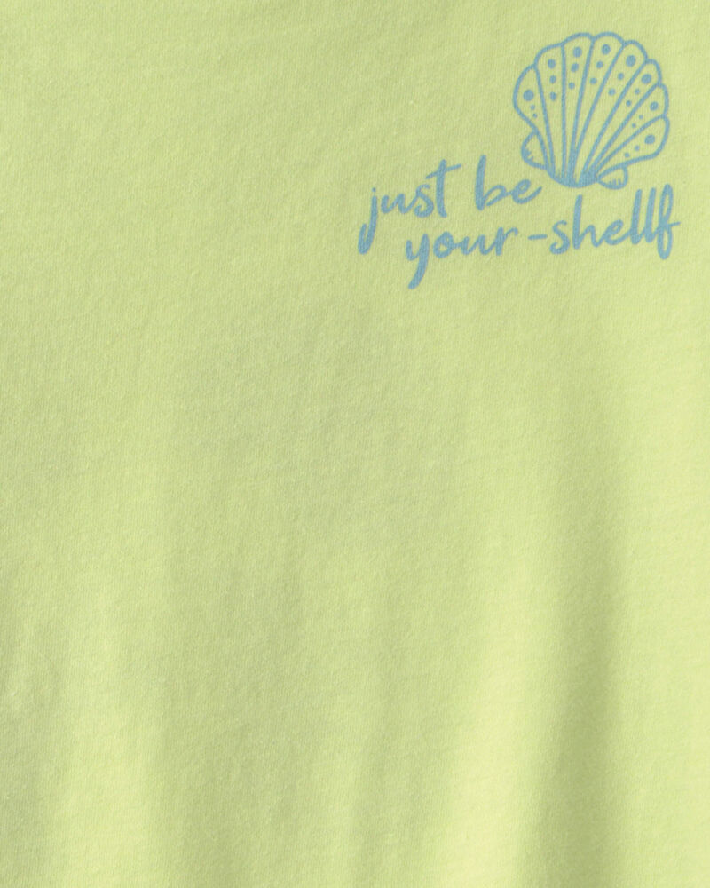 Girls 'Be Your-Shelff' Graphic Tee - Green, image 3 of 5 slides