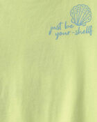 Girls 'Be Your-Shelff' Graphic Tee - Green, image 3 of 5 slides