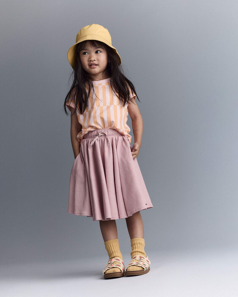 Toddler Girl Avenue Twirl&trade; Midi Skirt - Light Pink, image 3 of 6 slides