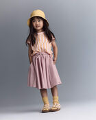 Toddler Girl Avenue Twirl&trade; Midi Skirt - Light Pink, image 3 of 6 slides