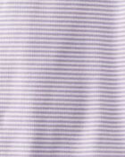 Kid Striped Organic Cotton Pajamas Set, image 3 of 4 slides