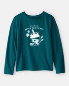 Girls Matcha Tea Long-Sleeve Graphic Tee - Green, image 1 of 3 slides