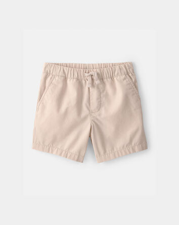 Toddler Boy Canvas Shorts - Khaki, 
