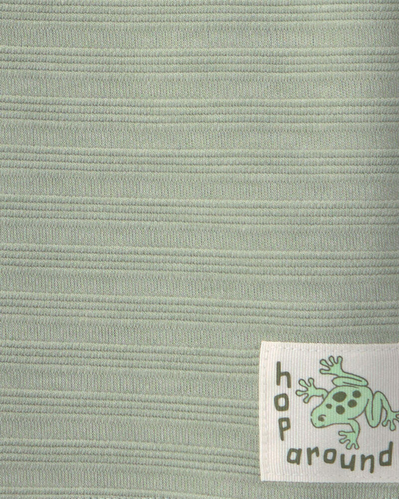Toddler Boy 2-Piece Frog Top & Short Set - Green, image 2 of 4 slides