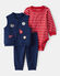 Navy/Red