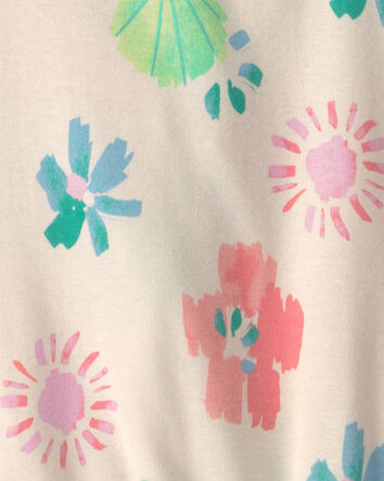 Baby Girl Summer Beach Sleeveless Romper, 