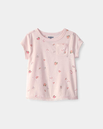 Baby Girl Floral Top - Pink, 