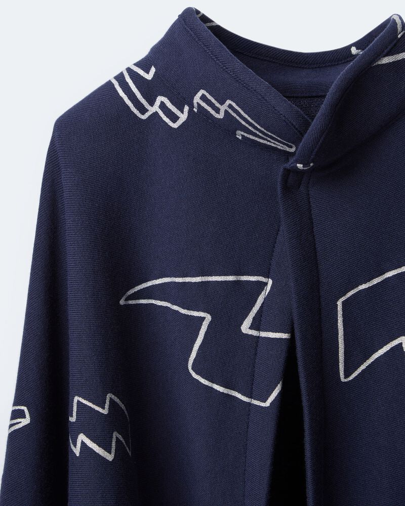 Toddler Lightning Bolt Dress Up Cape - Navy, image 7 of 7 slides
