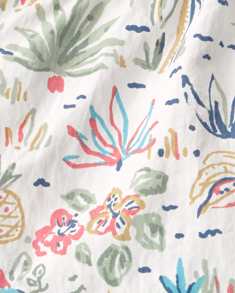 Baby Boy Recycled Swim Trunks in Tropical Paradise, image 4 of 5 slides