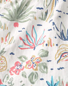 Baby Boy Recycled Swim Trunks in Tropical Paradise, image 4 of 5 slides