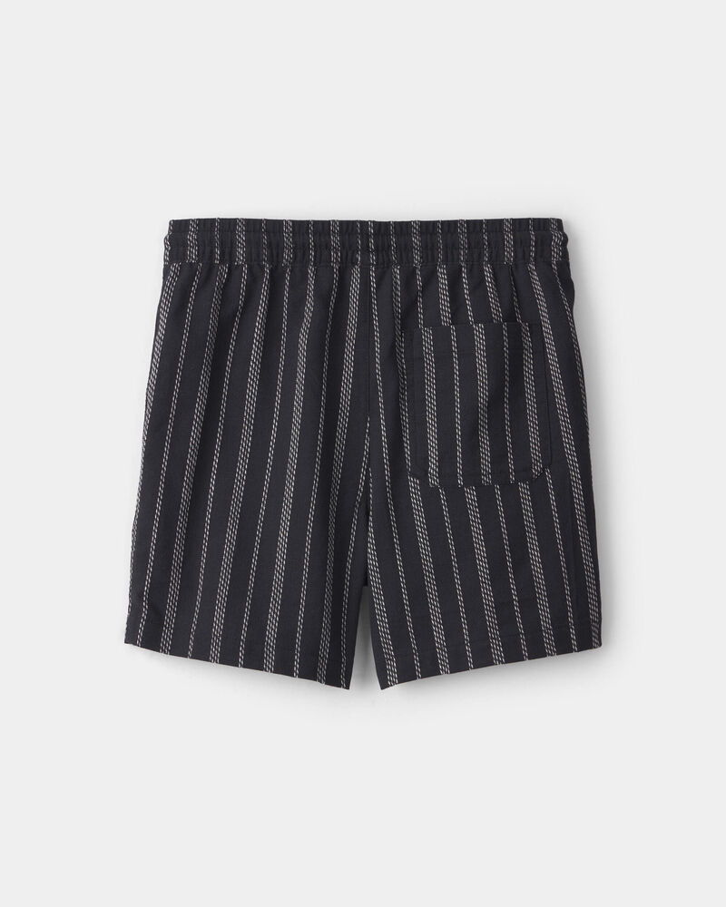 Boys Striped Shorts - Black, image 2 of 4 slides