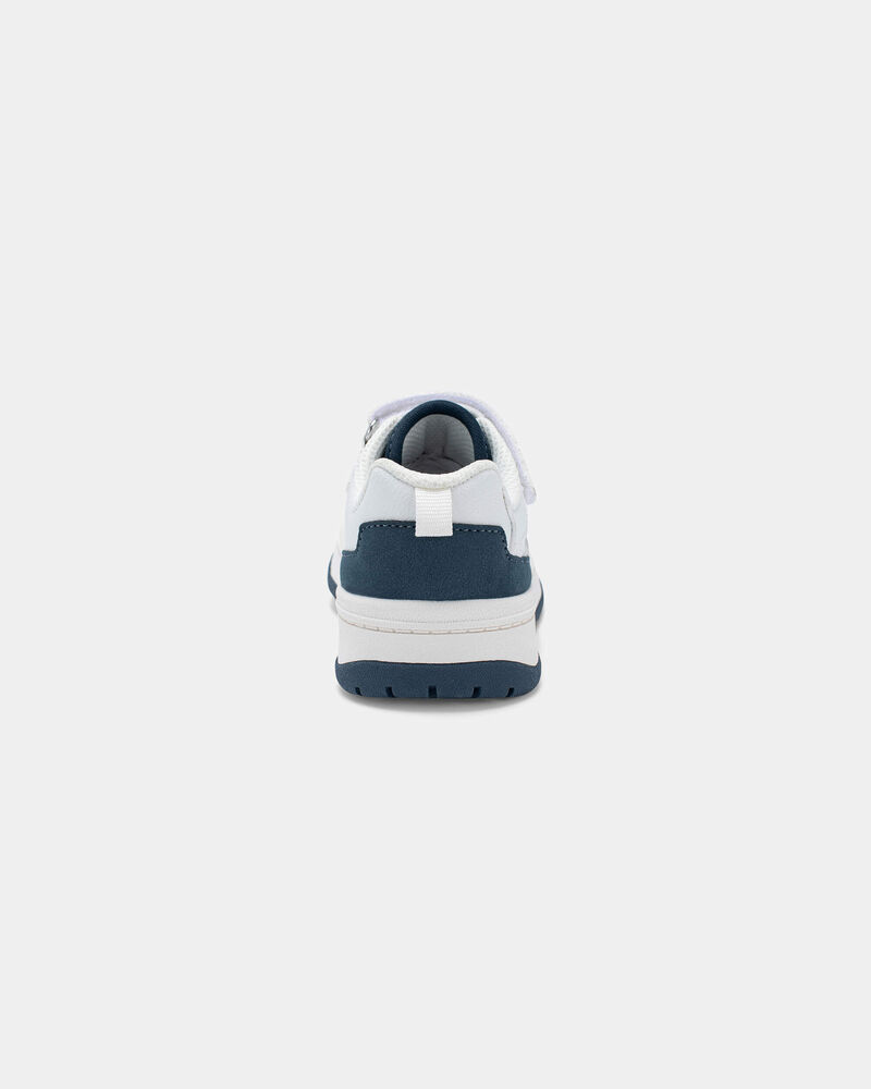 Toddler Boy Casual Sneakers - Navy/White, image 3 of 6 slides