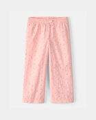 Toddler Girl Floral Eyelet Pants - Pink, image 1 of 6 slides