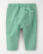 Baby 2-Pack Organic Cotton French Terry Joggers, image 2 of 6 slides