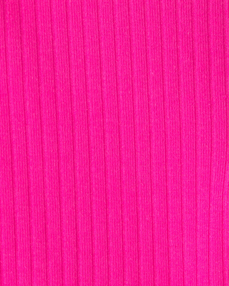 Toddler Girl Ribbed Bike Shorts - Pink, image 3 of 4 slides
