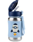 Spark Style Stainless Steel Straw Bottle - Rocket, image 2 of 3 slides