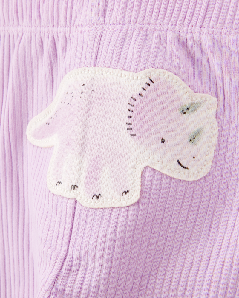 Baby Girl 3-Piece Dinosaur Little Character Set - Purple, image 3 of 5 slides