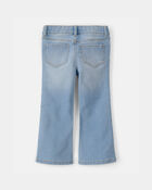 Toddler Girl Denim Flare Jeans - Light Blue, image 2 of 4 slides