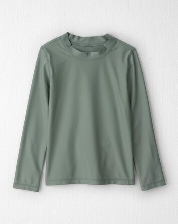 Kids Recycled Long-Sleeve Rashguard Top, 