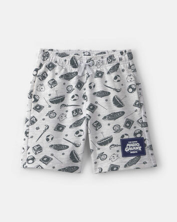 Boys Nintendo Super Mario Shorts - Grey, 