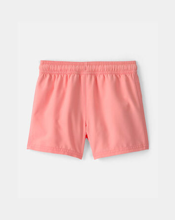 Toddler Boy Swim Trunks - Coral, 