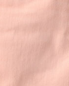 Toddler Girl Eyelet Trim Twill Shorts - Peach, image 3 of 4 slides