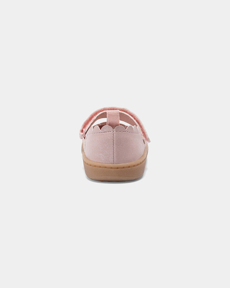 Baby Girl Every Step&reg; First Walker Glitter Dress Shoes - Pink, image 3 of 6 slides