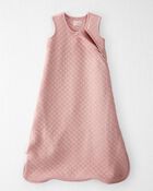 Baby Girl Double Knit Zip Wearable Blanket, image 2 of 5 slides