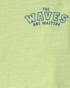 Baby Boy Surfing Crab Tank Top - Green, image 3 of 5 slides