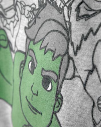 Toddler Boy &copy;Marvel The Incredible Hulk Fleece Pullover Sweatshirt - Grey, 