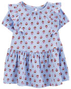 Baby Floral Crinkle Jersey Dress, image 1 of 5 slides