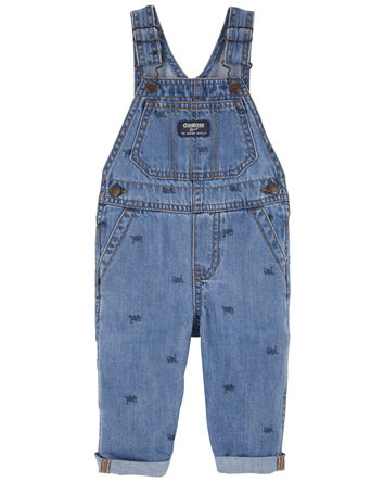 Baby Classic Denim Overalls: Removed Patch Remix, 